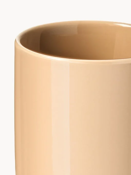 Tazas Y Mugs|Vajillas Completas>Westwing Collection Tazas de porcelana Nessa, 4 uds. Melocotón brillante