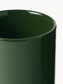 Tazas Y Mugs|Vajillas Completas></noscript>Westwing Collection Tazas de porcelana Nessa, 4 uds. Verde oscuro brillante