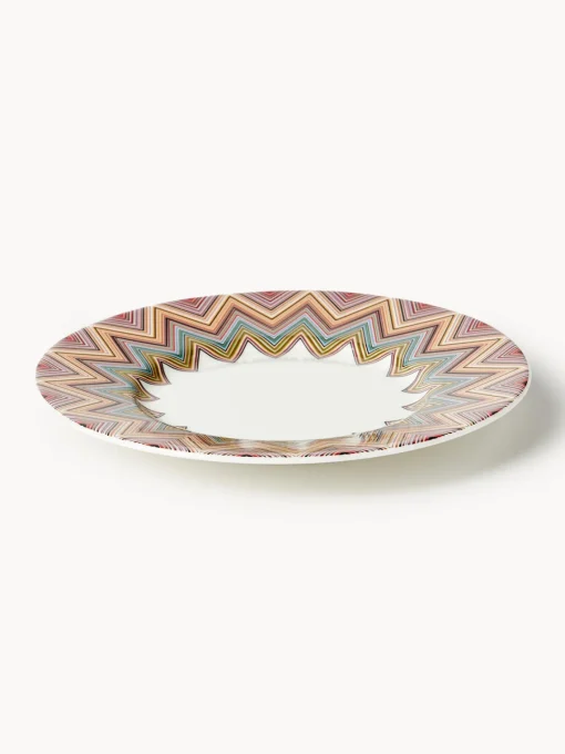 Tazas Y Mugs|Vajillas Completas>Missoni Tazas de té con platitos Jarris, 6 uds. Blanco, lila, amarillo y tonos azules