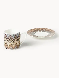 New Tazas de té con platitos Jarris, 6 uds. Tazas Y Mugs|Vajillas Completas