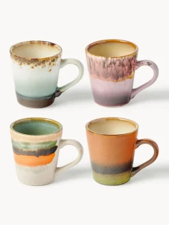 Best Tazas espresso artesanales con esmalte reactivo 70's, 4 uds. Tazas Y Mugs|Vajillas Completas