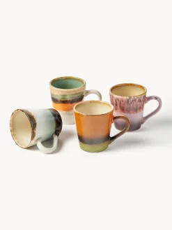 Best Tazas espresso artesanales con esmalte reactivo 70's, 4 uds. Tazas Y Mugs|Vajillas Completas
