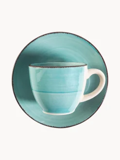 Tazas De Espresso|Vajillas Completas></noscript>Villa D'Este Home Tivoli Tazas espresso con platitos Baita Acqua, 6 uds.