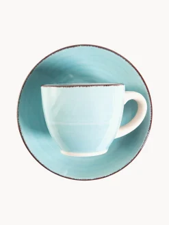 Tazas De Espresso|Vajillas Completas></noscript>Villa D'Este Home Tivoli Tazas espresso con platitos Baita Acqua, 6 uds.