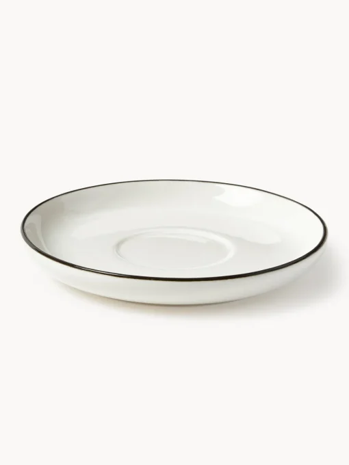 Discount Tazas espresso con platitos de porcelana Facile, 2 uds. Tazas De Espresso|Vajillas Completas