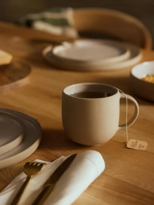 Tazas Y Mugs|Vajillas Completas>Westwing Collection Tazas Ginger, 4 uds. Beige claro, blanco Off White