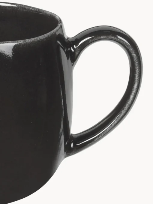 Tazas Y Mugs|Vajillas Completas>Broste Copenhagen Tazas grandes artesanales , 2 uds. Nordic Coal