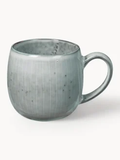 Tazas Y Mugs|Vajillas Completas>Broste Copenhagen Tazas grandes artesanales , 2 uds. Nordic Sea