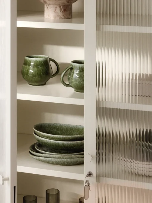 Tazas Y Mugs|Vajillas Completas>Westwing Collection Tazas grandes artesanales Macey, 4 uds. Tonos verdes brillantes