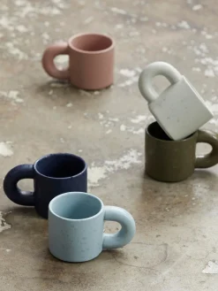 Tazas Y Mugs|Vajillas Completas>Nordal Tazas Jose, 6 uds. Verde oliva