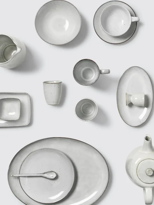 Tazas Y Mugs|Vajillas Completas>Broste Copenhagen Tazas originales artesanales , 6 uds. Nordic Sand