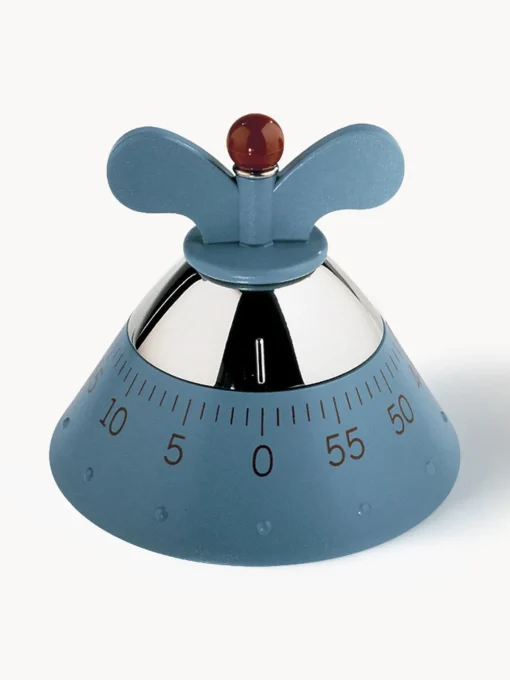 Artículos De Cocina|Utensilios De Cocina>ALESSI Temporizador Happy Gris azulado, plateado