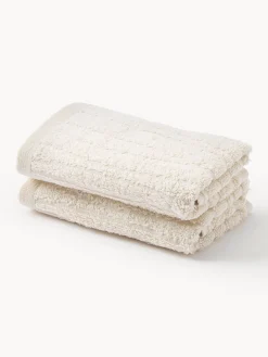 Toallas|Mantas>Westwing Collection Toalla de algodón Audrina, tamaños diferentes Beige claro