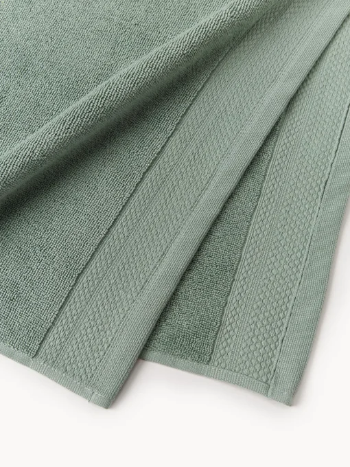 Toallas|Mantas>Westwing Collection Toalla de algodón ecológico Premium, tamaños diferentes Verde salvia