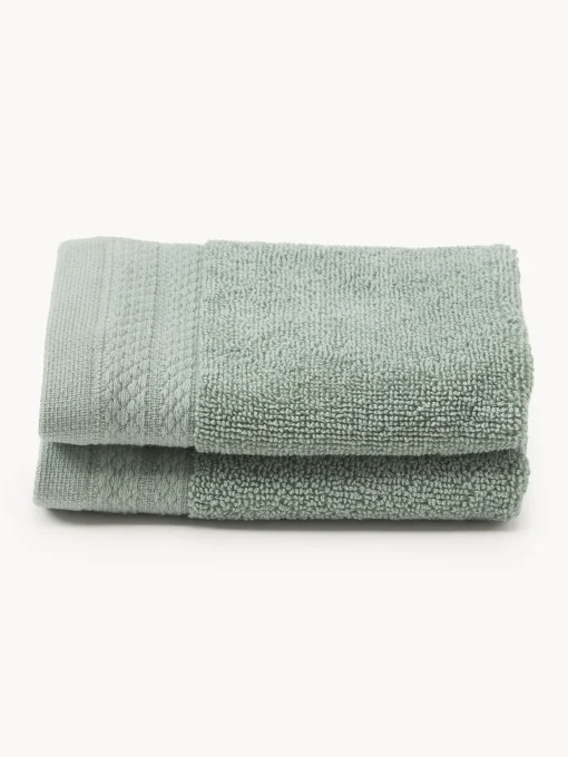 Toallas|Mantas>Westwing Collection Toalla de algodón ecológico Premium, tamaños diferentes Verde salvia