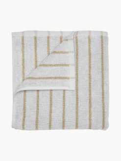 Toallas|Mantas>blomus Toalla de algodón ecológico Arto Gris claro, beige