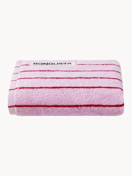 Toallas De Playa|Toallas>Bongusta Toalla de algodón ecológico Naram, tamaños diferentes Rosa, rojo