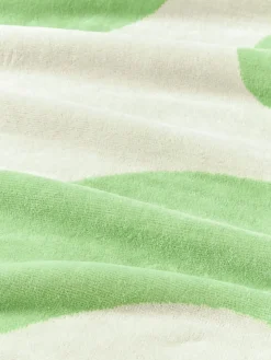 Toallas De Playa|Mantas></noscript>Westwing Collection Toalla de playa de terciopelo con estampado ondulado Pia Verde claro, verde