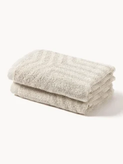 Toallas|Mantas>Westwing Collection Toalla Fatu, tamaños diferentes Tonos beige claros