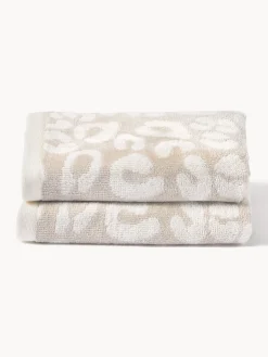 Toallas|Mantas></noscript>Westwing Collection Toalla Leo, tamaños diferentes Beige, Off White