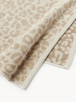 Toallas|Mantas></noscript>Westwing Collection Toalla Leo, tamaños diferentes Blanco crema, beige