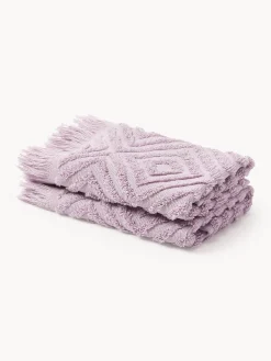 Toallas|Mantas>Westwing Collection Toalla texturizada Jacqui, tamaños diferentes Lavanda