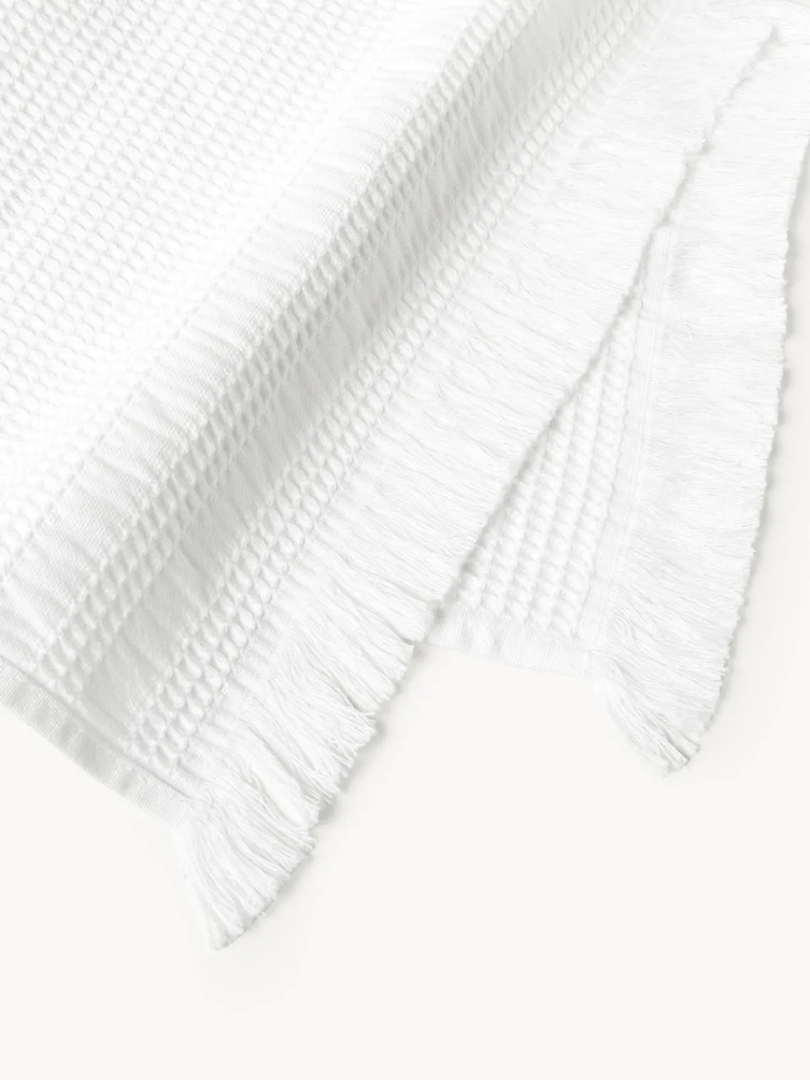 Toallas|Mantas>Westwing Collection Toalla tipo gofre Yara, tamaños diferentes Blanco