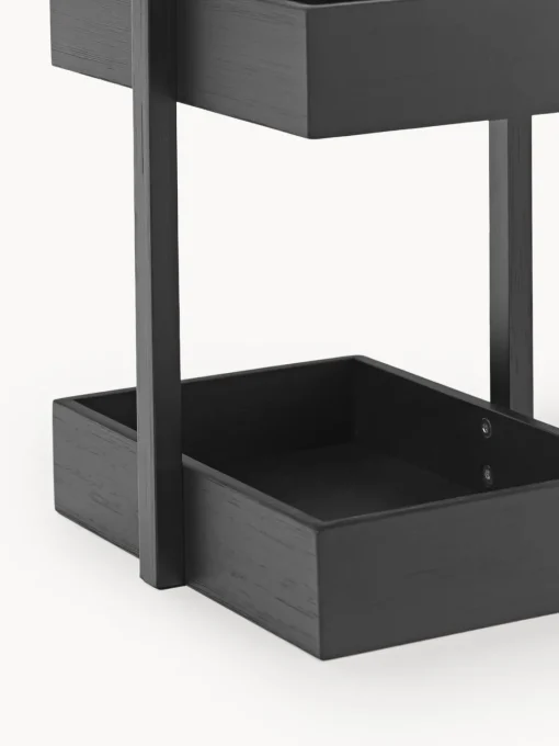 Armarios De Baño|Estanterías De Baño>Westwing Collection Toallero de bambú Kit Negro