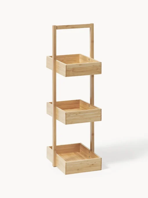 Toallero de bambú Kit Armarios De Baño|Estanterías De Baño