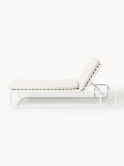 Tumbonas|Muebles De Jardín></noscript>Westwing Collection Tumbona para exterior Caio Blanco Off White, blanco