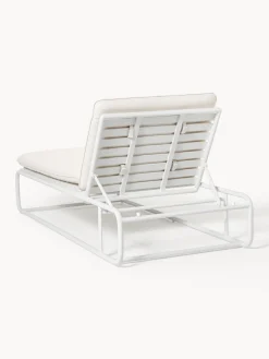 Tumbonas|Muebles De Jardín></noscript>Westwing Collection Tumbona para exterior Caio Blanco Off White, blanco