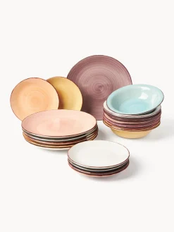 Vajilla artesanal Baita, 6 comensales (18 pzas.) Vajillas Completas|Menaje De Mesa
