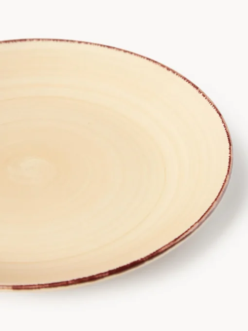 Vajillas Completas|Menaje De Mesa>Villa D'Este Home Tivoli Vajilla artesanal Baita, 6 comensales (18 pzas.) Tonos rojos, beige y terracota