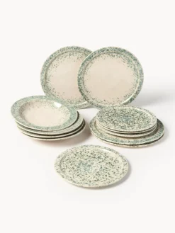 Discount Vajilla artesanal Bernardo, 4 comensales (12 piezas) Vajillas Completas|Menaje De Mesa