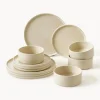 New Vajilla artesanal Lowri, 4 comensales (12 pzas.) Vajillas Completas|Menaje De Mesa