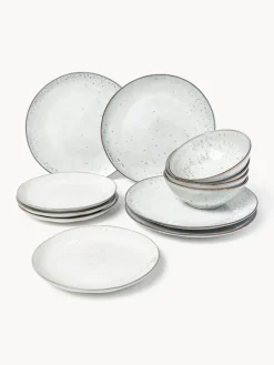 Best Vajilla artesanal , 4 comensales (12 pzas.) Vajillas Completas|Menaje De Mesa