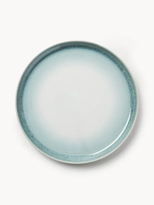 Vajillas Completas|Menaje De Mesa>Westwing Collection Vajilla con esmalte reactivo Havana, 12 pzas. Tonos azules