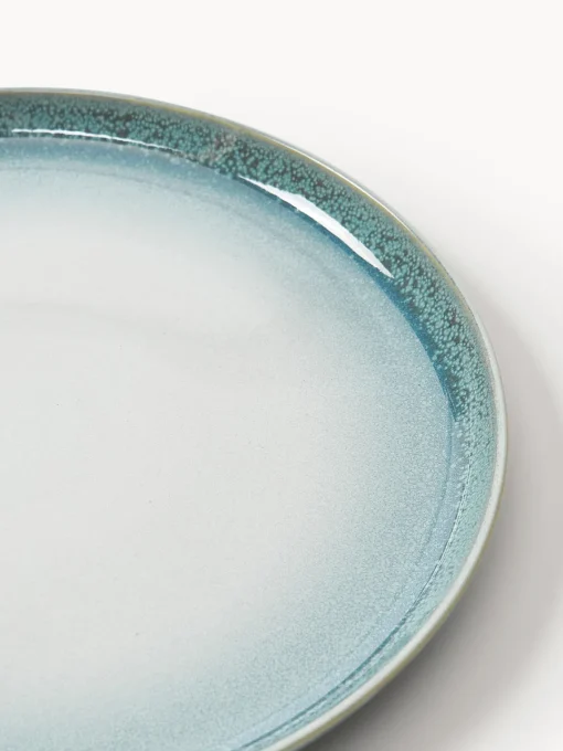 Vajillas Completas|Menaje De Mesa>Westwing Collection Vajilla con esmalte reactivo Havana, 12 pzas. Tonos azules