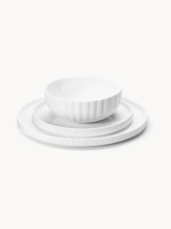 Vajillas Completas|Menaje De Mesa>GEORG JENSEN Vajilla de porcelana Bernadotte, 1 comensal (3 pzas.)