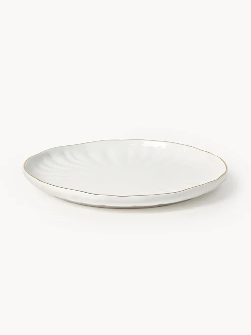 Discount Vajilla de porcelana con relieves Sali, 4 comensales (12 pzas.) Vajillas Completas|Menaje De Mesa
