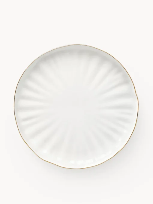 Discount Vajilla de porcelana con relieves Sali, 4 comensales (12 pzas.) Vajillas Completas|Menaje De Mesa