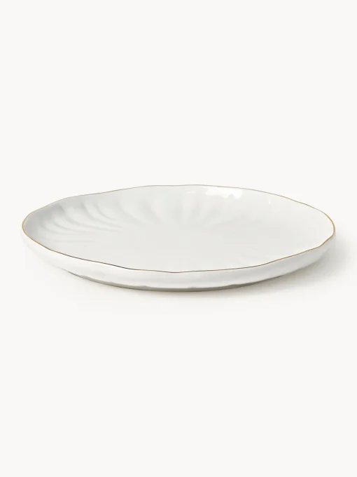 Clearance Vajilla de porcelana con relieves Sali, 6 comensales (30 pzas.) Vajillas Completas|Menaje De Mesa