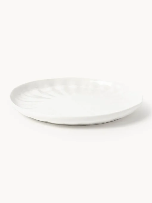 Vajillas Completas|Menaje De Mesa>Westwing Collection Vajilla de porcelana con relieves Sali, 4 comensales (12 pzas.) Blanco