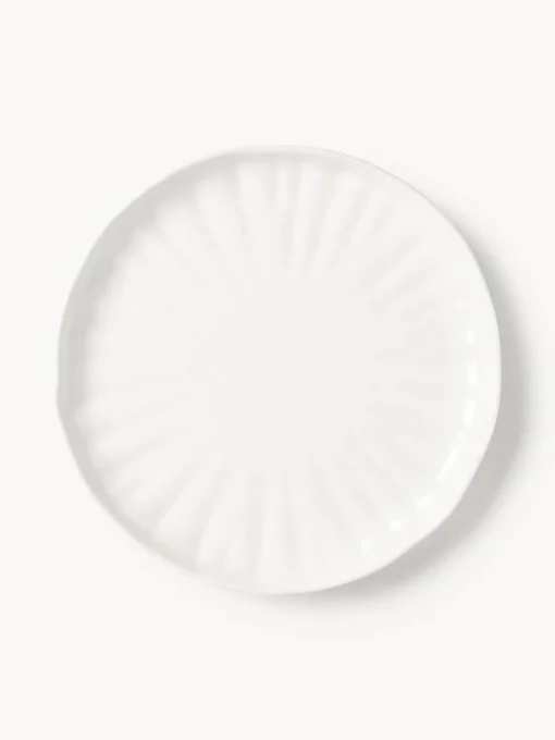 Vajillas Completas|Menaje De Mesa>Westwing Collection Vajilla de porcelana con relieves Sali, 6 comensales (30 pzas.) Blanco