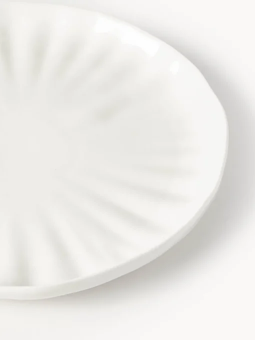 Vajillas Completas|Menaje De Mesa>Westwing Collection Vajilla de porcelana con relieves Sali, 6 comensales (30 pzas.) Blanco