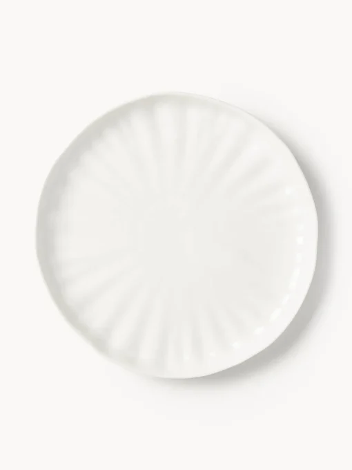 Vajillas Completas|Menaje De Mesa>Westwing Collection Vajilla de porcelana con relieves Sali, 6 comensales (30 pzas.) Blanco