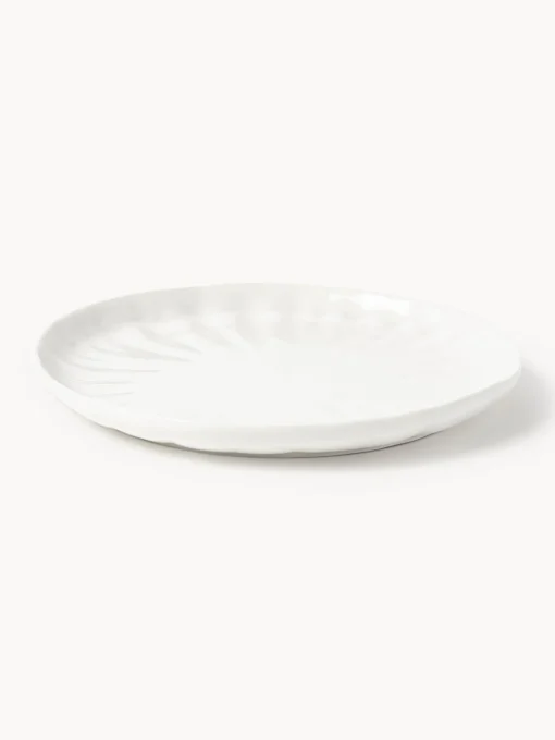 Vajillas Completas|Menaje De Mesa>Westwing Collection Vajilla de porcelana con relieves Sali, 6 comensales (30 pzas.) Blanco