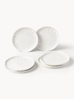 Vajillas Completas|Menaje De Mesa></noscript>Westwing Collection Vajilla de porcelana con relieves Sali, 6 comensales (30 pzas.) Blanco