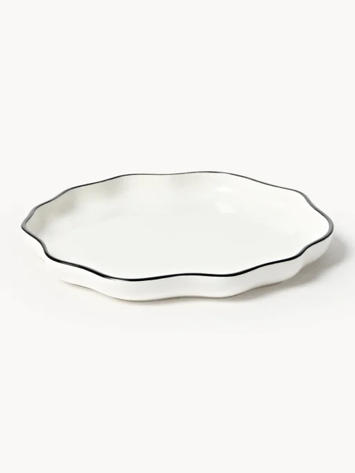 Vajillas Completas|Menaje De Mesa>Westwing Collection Vajilla de porcelana con volantes Bia, 4 comensales, 12 pzas.