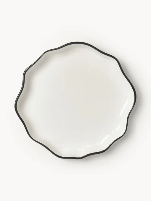 Vajillas Completas|Menaje De Mesa>Westwing Collection Vajilla de porcelana con volantes Bia, 4 comensales, 12 pzas.